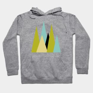 Mid Century Modern Triangles Hoodie